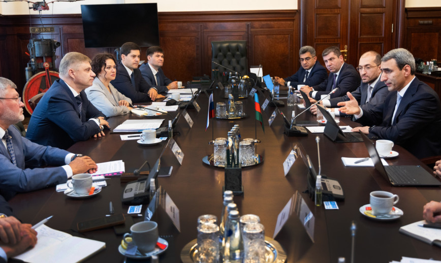 Azerbaijan Railways meets with Russian, Iranian rail leaders on expanding cooperation (PHOTO)