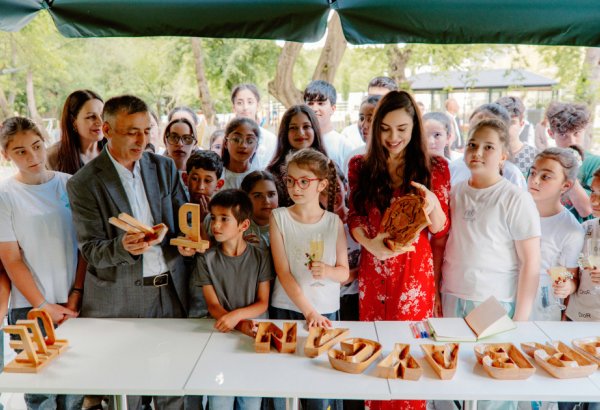 Leyla Aliyeva attends opening of individual exhibition and tree-planting campaign in Gabala (PHOTO)