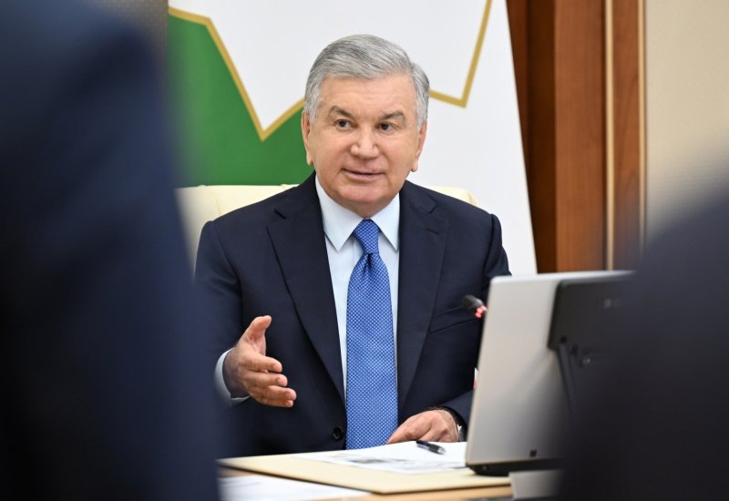 President Mirziyoyev launches Tashkent-Samarkand highway construction
