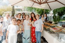 Leyla Aliyeva attends opening of individual exhibition and tree-planting campaign in Gabala (PHOTO)