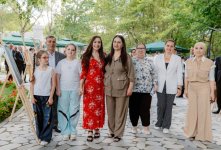 Leyla Aliyeva attends opening of individual exhibition and tree-planting campaign in Gabala (PHOTO)