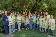 Leyla Aliyeva attends opening of individual exhibition and tree-planting campaign in Gabala (PHOTO)