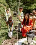Leyla Aliyeva attends opening of individual exhibition and tree-planting campaign in Gabala (PHOTO)