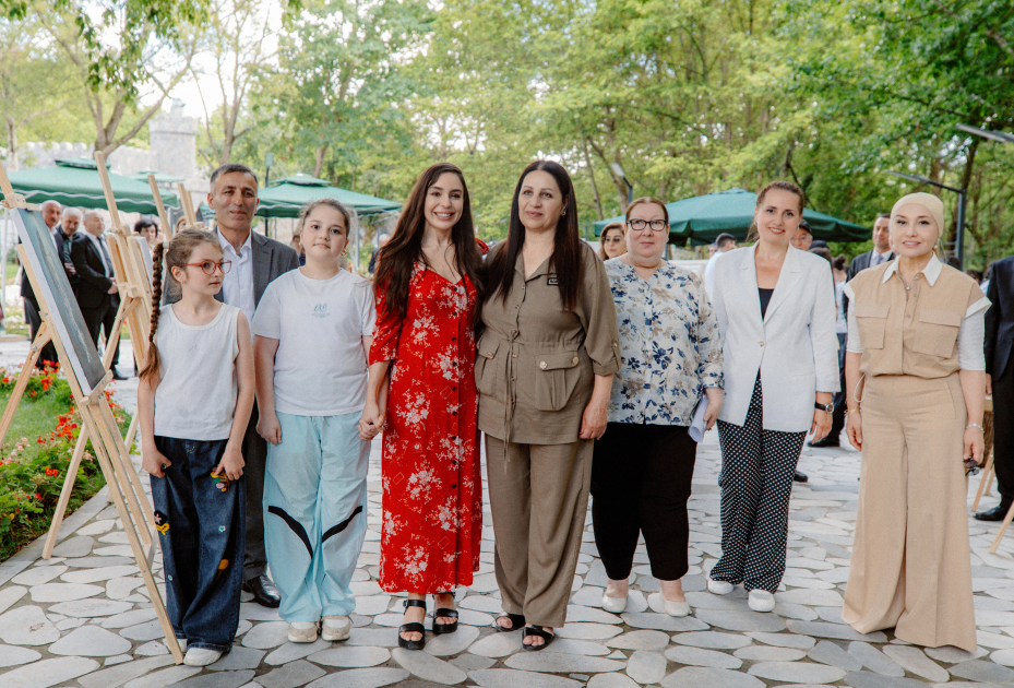 Leyla Aliyeva attends opening of individual exhibition and tree-planting campaign in Gabala (PHOTO)