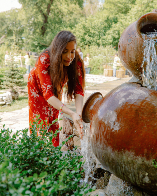 Leyla Aliyeva attends opening of individual exhibition and tree-planting campaign in Gabala (PHOTO)