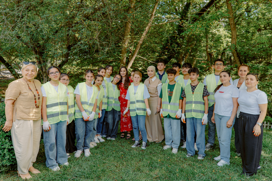 Leyla Aliyeva attends opening of individual exhibition and tree-planting campaign in Gabala (PHOTO)