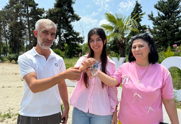 Next group of former IDPs receives house keys in Azerbaijan’s Khojavand