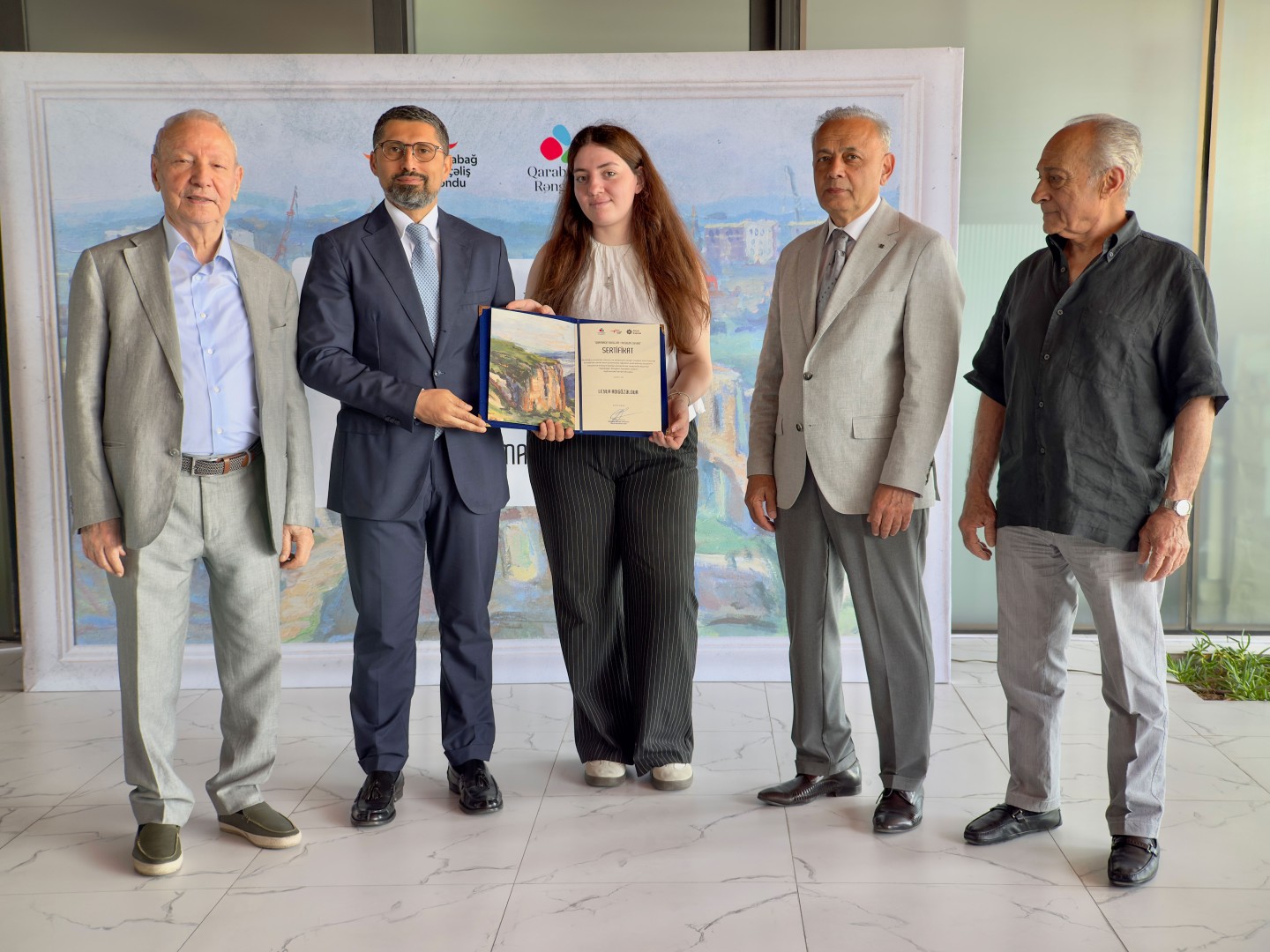 KRF Awards Young Artists Participating in the “Colors of Karabakh” (2026) Project (PHOTO)