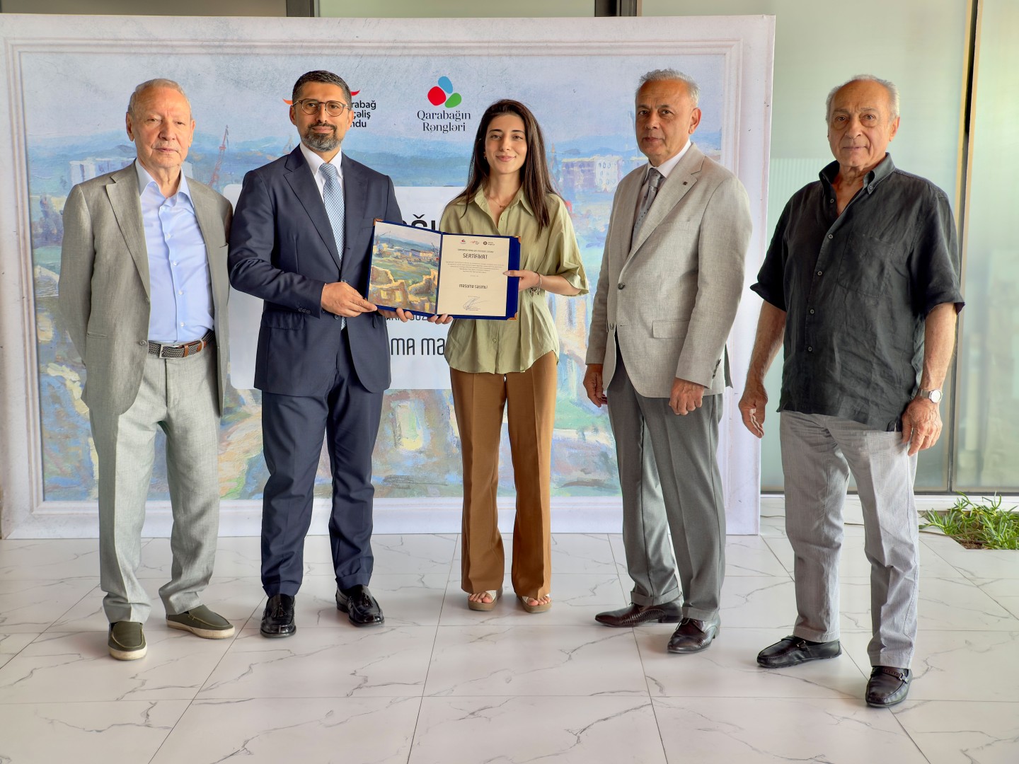 KRF Awards Young Artists Participating in the “Colors of Karabakh” (2026) Project (PHOTO)