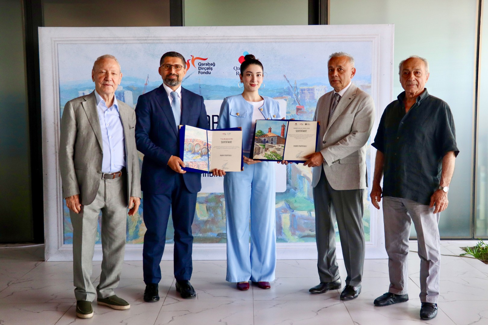 KRF Awards Young Artists Participating in the “Colors of Karabakh” (2026) Project (PHOTO)