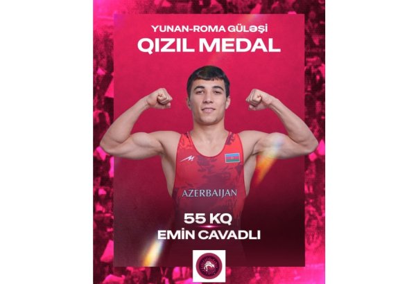 Azerbaijani wrestlers begin European Championships with one gold and two silver medals