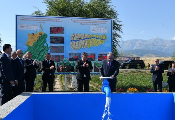 Tajikistan launches irrigation pipeline for potato fields