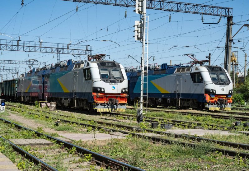 Kazakhstan increases rail freight transportation in 7M2026