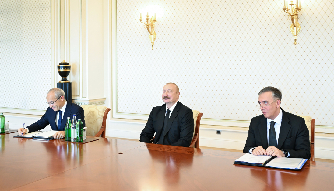 President Ilham Aliyev meets heads of several international organizations (PHOTOS)