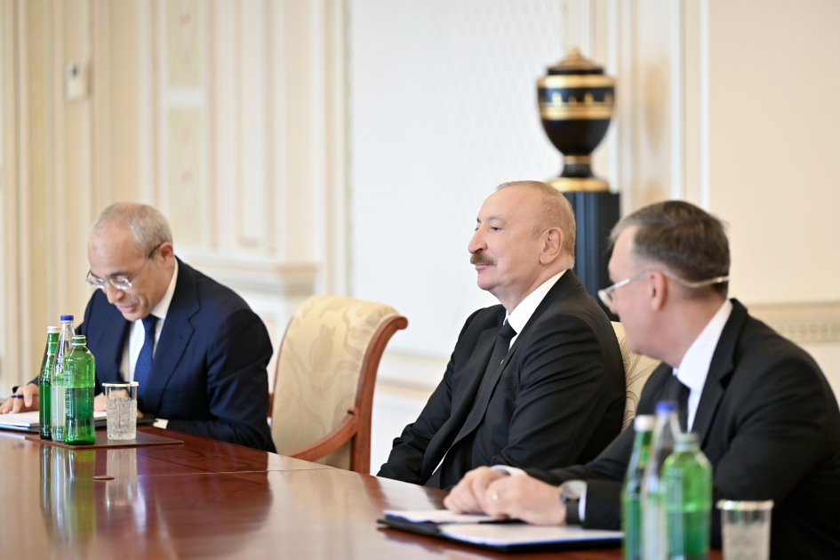 President Ilham Aliyev meets heads of several international organizations (PHOTOS)