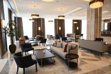 President Ilham Aliyev attends opening of Khankendi Hotel (PHOTO)
