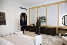 President Ilham Aliyev attends opening of Khankendi Hotel (PHOTO)