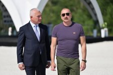 President Ilham Aliyev lays foundation stone for Hakarichay Reservoir in Lachin (PHOTO)