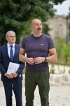President Ilham Aliyev attends opening ceremony of Sadigjan House in Shusha after restoration (PHOTO)