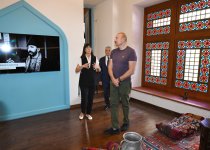 President Ilham Aliyev attends opening ceremony of Sadigjan House in Shusha after restoration (PHOTO)