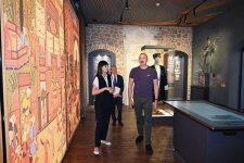 President Ilham Aliyev attends opening ceremony of Sadigjan House in Shusha after restoration (PHOTO)