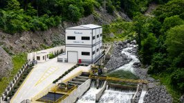 President Ilham Aliyev inaugurates hydroelectric power stations on Hochaz River in Lachin (PHOTO)