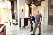 President Ilham Aliyev reviewed progress under public-private partnership project on Garabagh Street in Shusha (PHOTO)