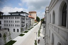 President Ilham Aliyev reviewed progress under public-private partnership project on Garabagh Street in Shusha (PHOTO)