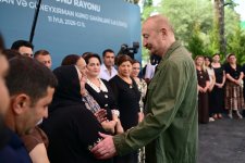 President Ilham Aliyev visited Guzeykhirman village in Khojavend district (PHOTO)
