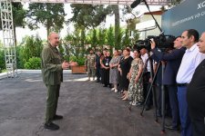President Ilham Aliyev visited Guzeykhirman village in Khojavend district (PHOTO)