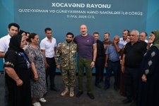 President Ilham Aliyev visited Guzeykhirman village in Khojavend district (PHOTO)