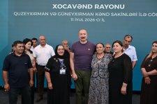 President Ilham Aliyev visited Guzeykhirman village in Khojavend district (PHOTO)