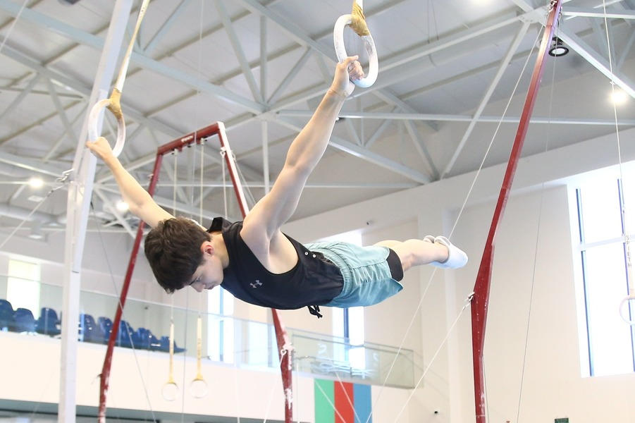 Olympic medalist Matteo Morandi holds master class for Azerbaijani gymnasts (PHOTO)