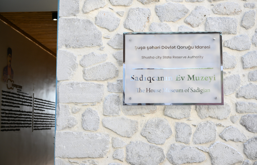 President Ilham Aliyev attends opening ceremony of Sadigjan House in Shusha after restoration (PHOTO)