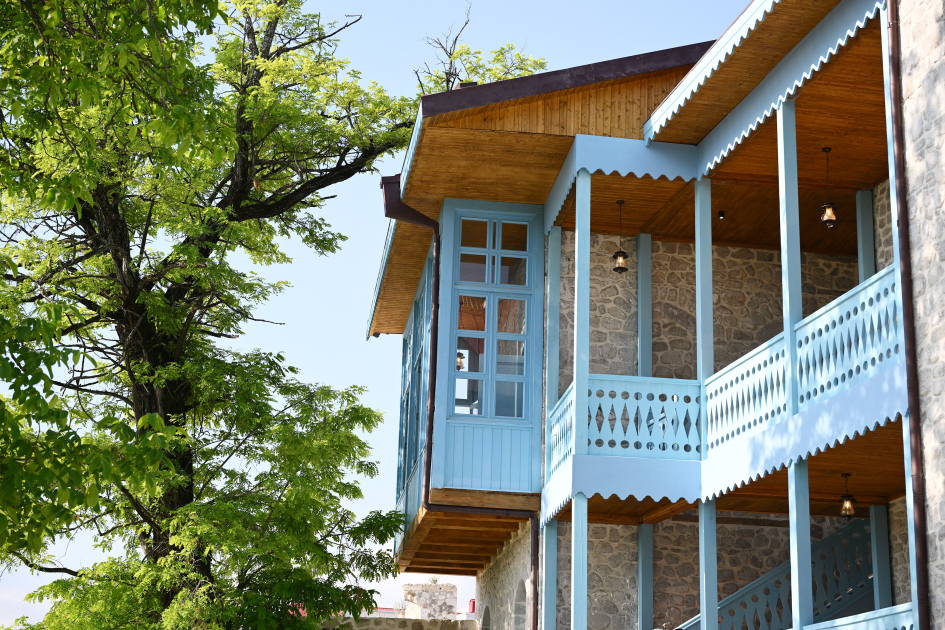 President Ilham Aliyev attends opening ceremony of Sadigjan House in Shusha after restoration (PHOTO)