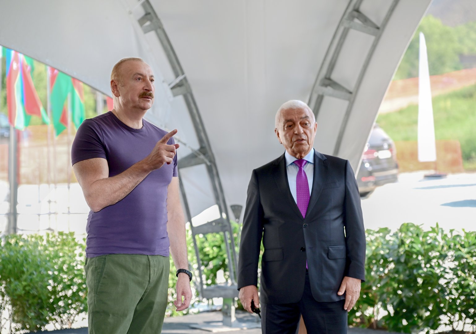 President Ilham Aliyev inaugurates hydroelectric power stations on Hochaz River in Lachin (PHOTO)