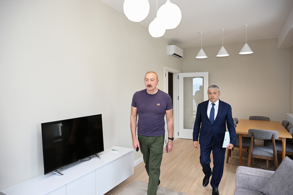 President Ilham Aliyev reviewed progress under public-private partnership project on Garabagh Street in Shusha (PHOTO)