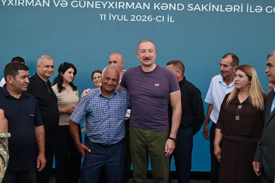 President Ilham Aliyev visited Guzeykhirman village in Khojavend district (PHOTO)