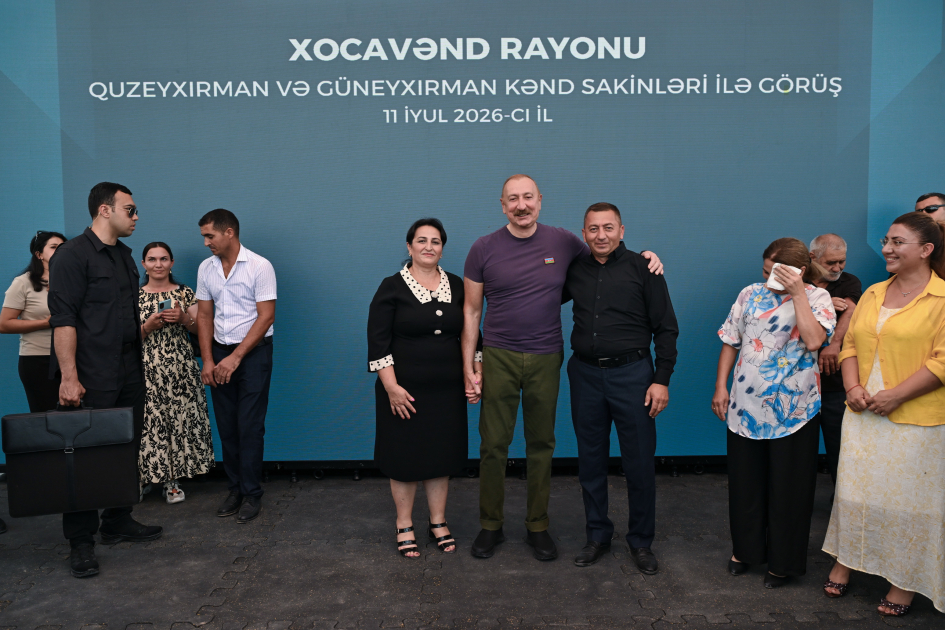 President Ilham Aliyev visited Guzeykhirman village in Khojavend district (PHOTO)
