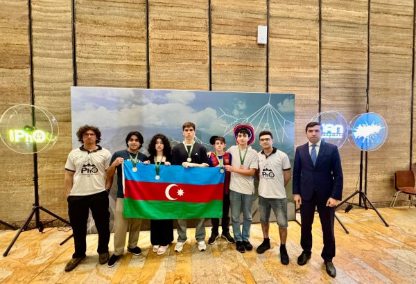Azerbaijan wins five medals at International Physics Olympiad (PHOTO)