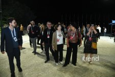 Participants in Shusha Global Media Forum tour Karabakh Street in Shusha (PHOTO)