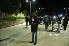 Participants in Shusha Global Media Forum tour Karabakh Street in Shusha (PHOTO)