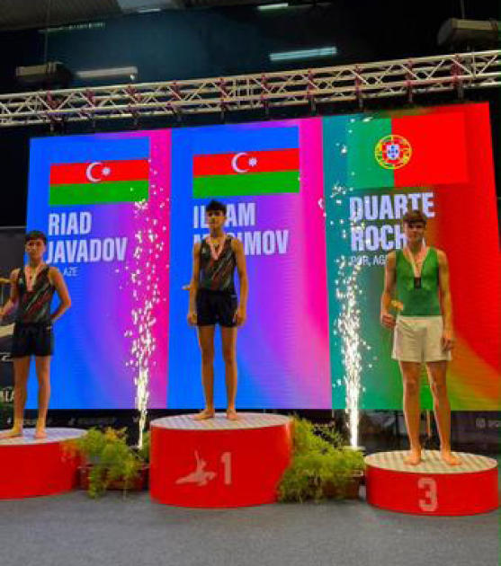 Azerbaijani gymnasts complete international tournament with 12 medals (PHOTO)