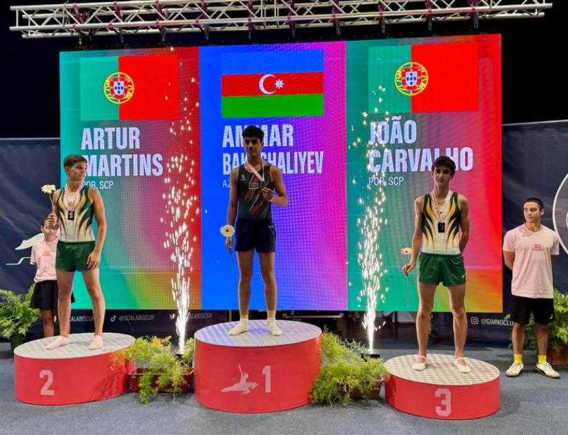 Azerbaijani gymnasts complete international tournament with 12 medals (PHOTO)