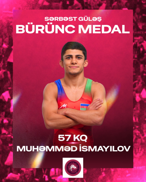 Azerbaijani wrestlers win gold and three bronze medals at European U-20 Championships (PHOTO)