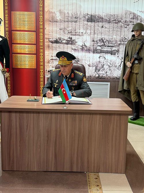 Azerbaijan's Chief of General Staff arrives in Belarus on official visit (PHOTO)