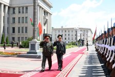 Azerbaijan's Chief of General Staff arrives in Belarus on official visit (PHOTO)