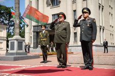Azerbaijan's Chief of General Staff arrives in Belarus on official visit (PHOTO)