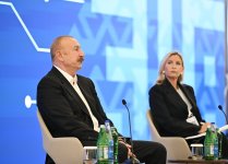 President Ilham Aliyev attends opening of 4th Shusha Global Media Forum (PHOTO)