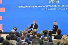 President Ilham Aliyev attends opening of 4th Shusha Global Media Forum (PHOTO)